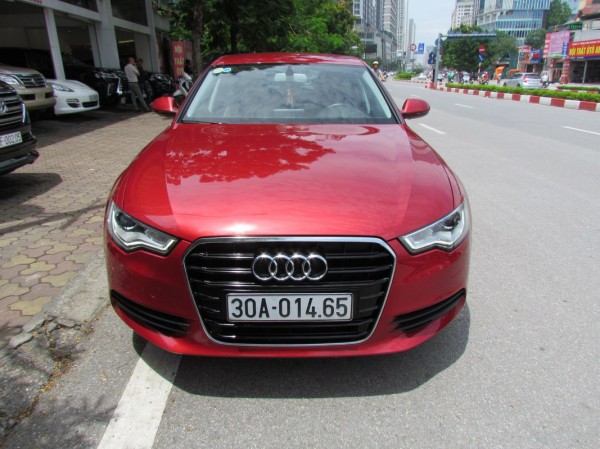 Audi A6 2013 màu đỏ
