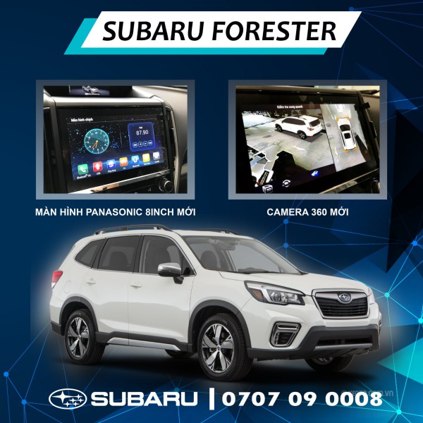 Subaru Forester Chào đón gói trang bị an tuyệt đối