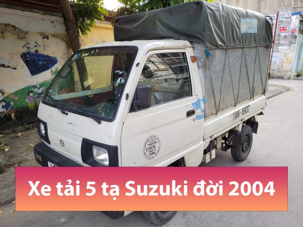 Suzuki Super-Carry Truck Xe tải Suzuki 5 tạ cũ thùng bạt đời 2004