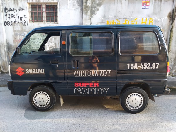 Suzuki Super-Carry Van bán tải cũ 7 chỗ 2005 Hải Phòng