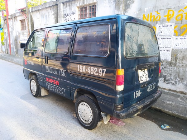 Suzuki Super-Carry Van bán tải cũ 7 chỗ 2005 Hải Phòng