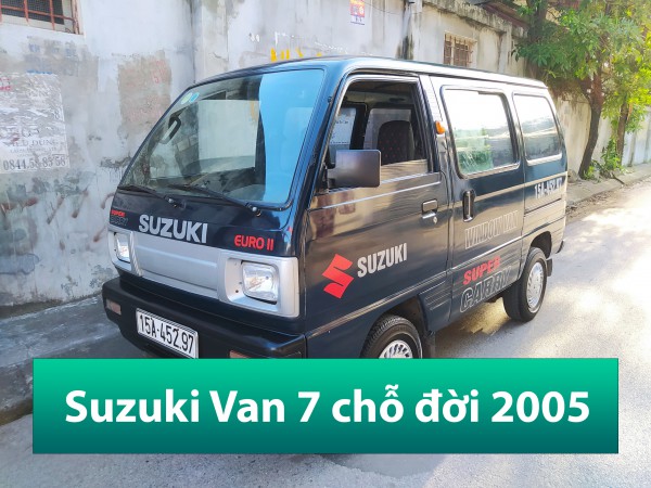 Suzuki Super-Carry Van bán tải cũ 7 chỗ 2005 Hải Phòng