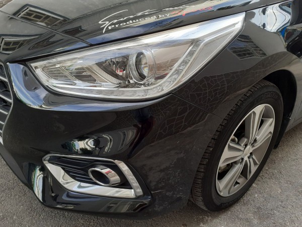 Hyundai Accent 2019 đk 2020 số tự động, màu đen huyền c