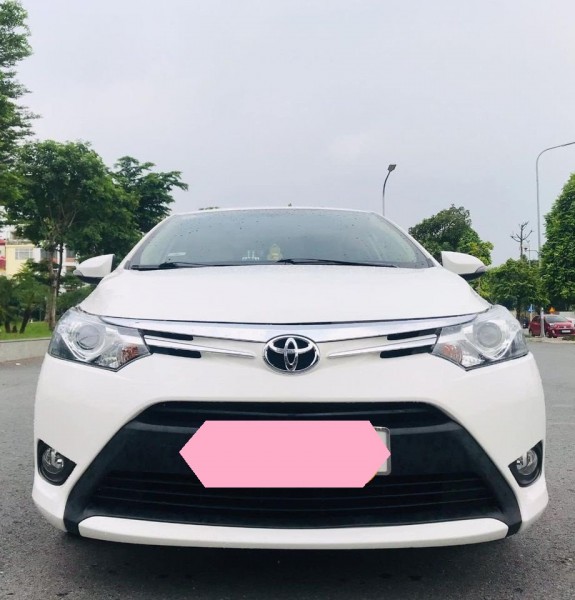 Toyota Vios 2017 AT, dòng G, màu trắng