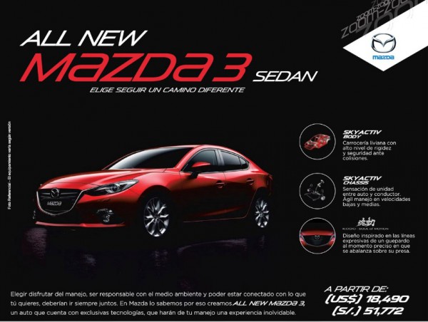 Mazda 3 Mazda 3 2015 hoàn toàn mới giá từ 718T