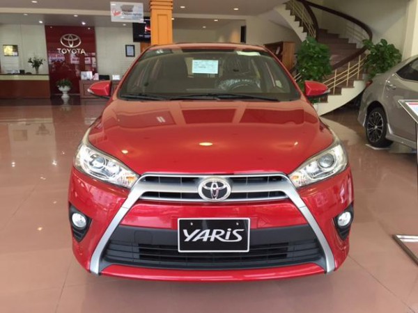 Toyota Yaris G màu đỏ số vô cấp 2016. LH 0978329189