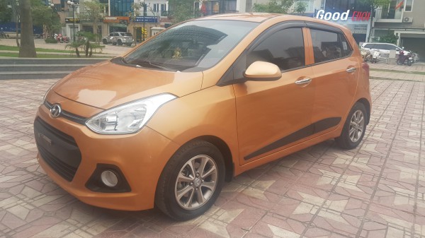 Hyundai i10 Bán Hyundai Grand I10 1.2AT màu cam 2016