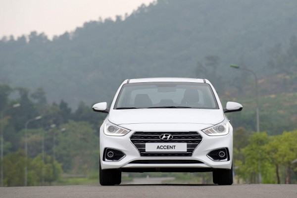 Hyundai Accent tất cả các phiên bản, màu sắc