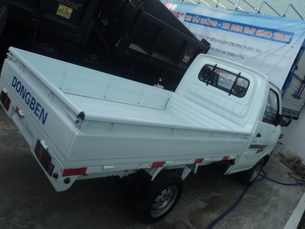 Hãng khác Xe tải Dongben 870kg, thùng lửng dài 2m5