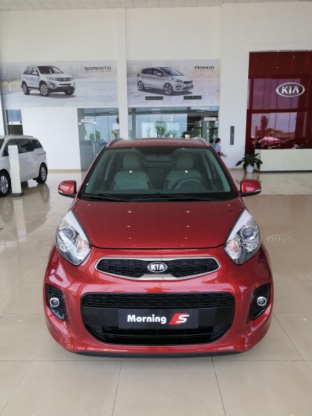 Kia Morning S AT 2019 - Màu Cam - Quảng Ninh