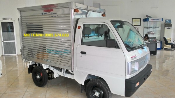 Suzuki Super-Carry Truck thùng kín 2 lớp inox bền và đẹp, giá rẻ